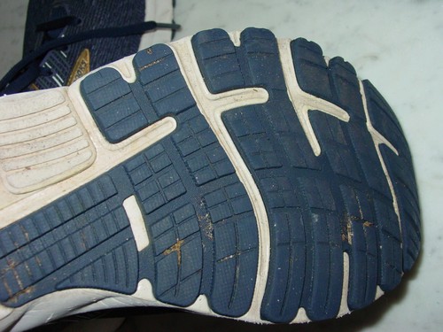 Mens Brooks Adrenaline GTS 19 Navy Blue/Gold 1102941D439 Running Shoes Size 13 - 第 11/12 張圖片