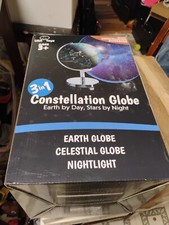 3 IN 1 Constellation Globe- Earth by day, Stars by night