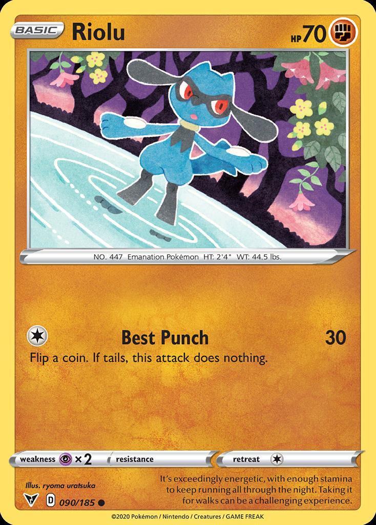 Pokemon Riolu (90/203) Vivid Voltage LP