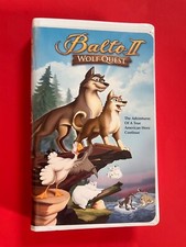 Balto 2-Wolf Quest (VHS, 2001) Universal Studios animated film, Balto
