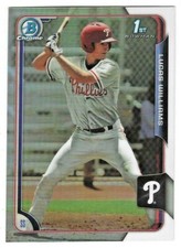 LUCAS WILLIAMS 2015 BOWMAN CHROME ROOKIE REFRACTOR #56 PHILADELPHIA PHILLIES