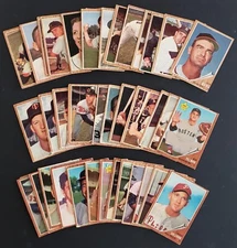 1962 Topps Baseball Card Commons and Stars -  PICK YOUR CARD - Quantity Discount