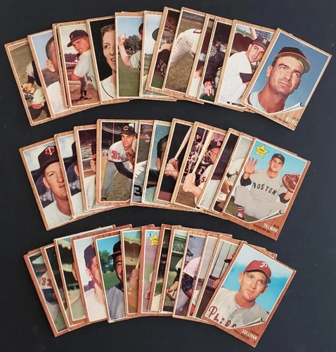 1962 Topps Baseball Card Commons and Stars - PICK YOUR CARD - Quantity Discount