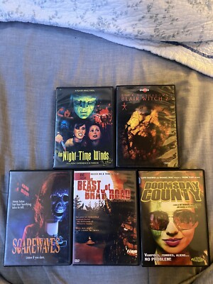 5 Rare Obscure Horror DVD Troma s Doomsday County Scarewaves Blair Witch 2