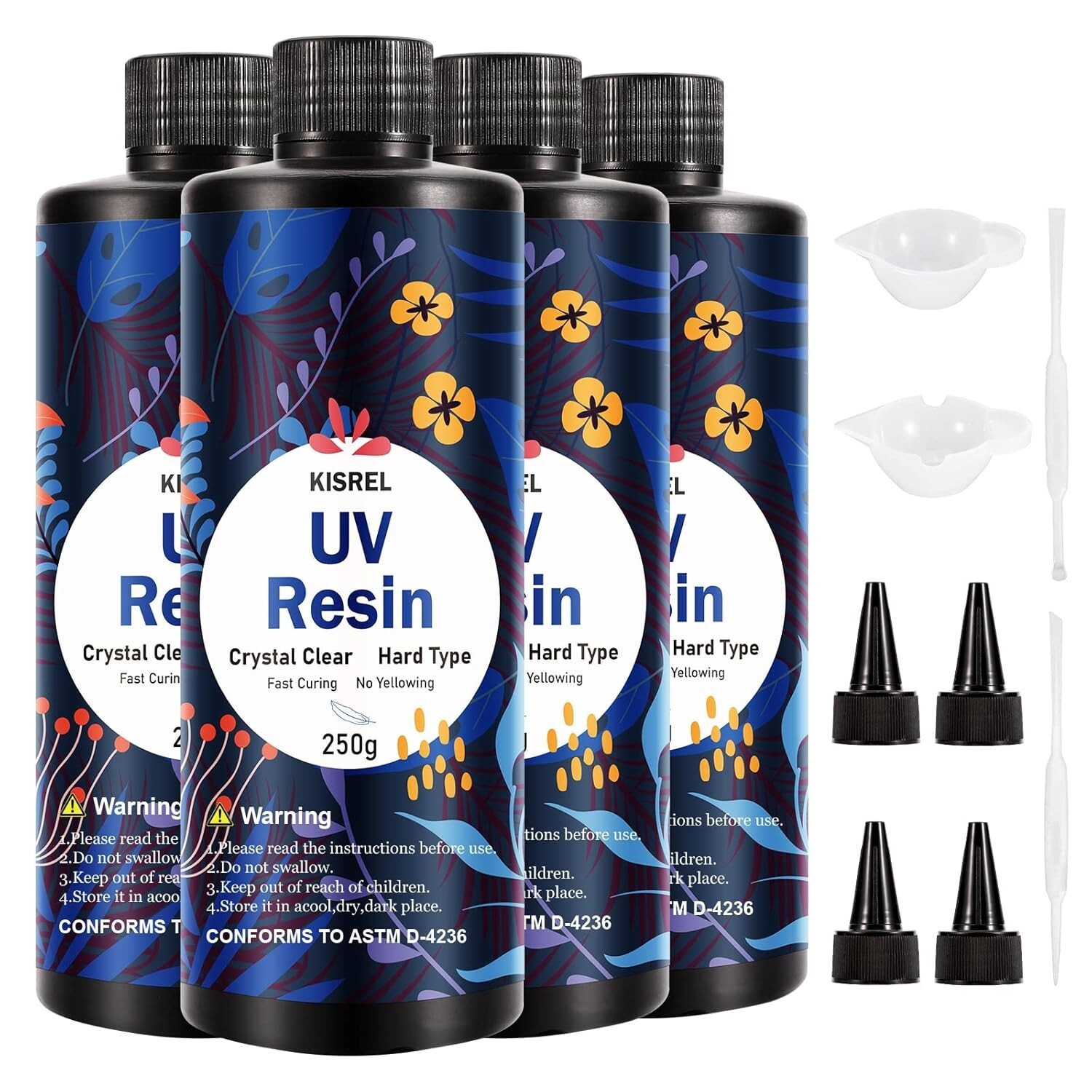 Affordable 1000g UV Resin Kit for DIY Jewelry Crafts - Safe & User-Friendly