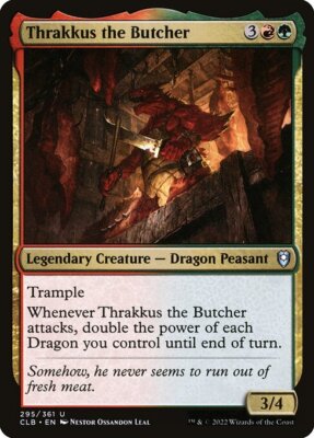 [MTG] Thrakkus the Butcher (295) (CLB) NM