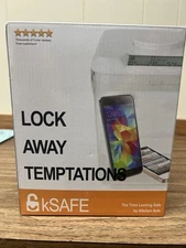 kSafe Time Locking container White. Brand New Condition. Never used