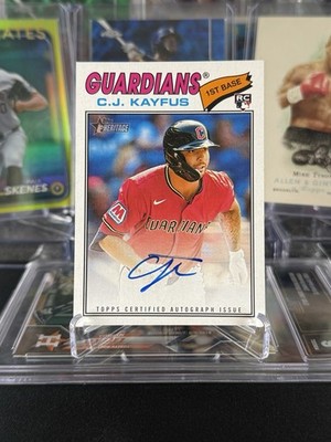 2026 Topps Heritage Real One Auto #ROA-CJK C.J. Kayfus RC SP