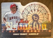 2024 Topps Brooklyn Collection - Brooklyn Die-Cuts - Mike Trout - /20 - Bookend