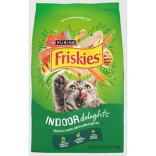 1x Friskies Interior Delicias Comida Seca para Gatos Verdes Salmón Queso Jardín Nuevo 3.15 lb