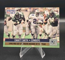 1991 Pro Set - Award Winner Emmitt Smith #1 Offensive ROY Dallas Cowboys