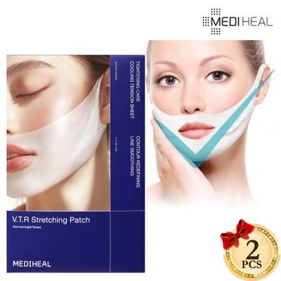 MEDIHEAL V.T.R Stretching Patch 20ml 2pcs V-Line Lifting Mask K-Beauty Korea New