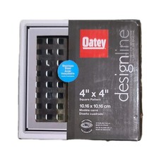 NEW OATEY Designline 4 in. x 4 in. Stainless Steel Square Shower Drain.