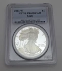 2004-W American Eagle Silver Dollar PR69 Deep Cameo - 99.9% silver