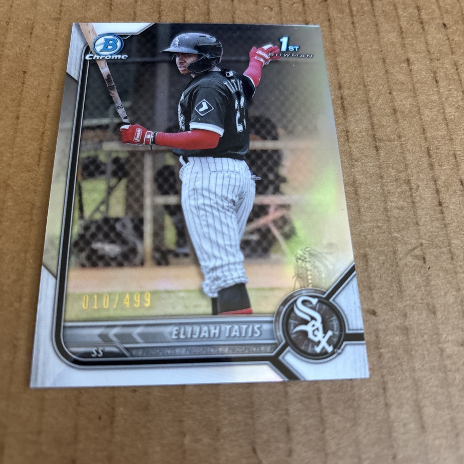2022 Bowman Chrome REFRACTOR SP /499 1st Elijah Tatis #BCP-23 White Sox (e9)