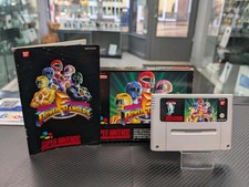 Power Rangers SNES Game, Come With Manual, Box & Cartridge NO Insert, Used