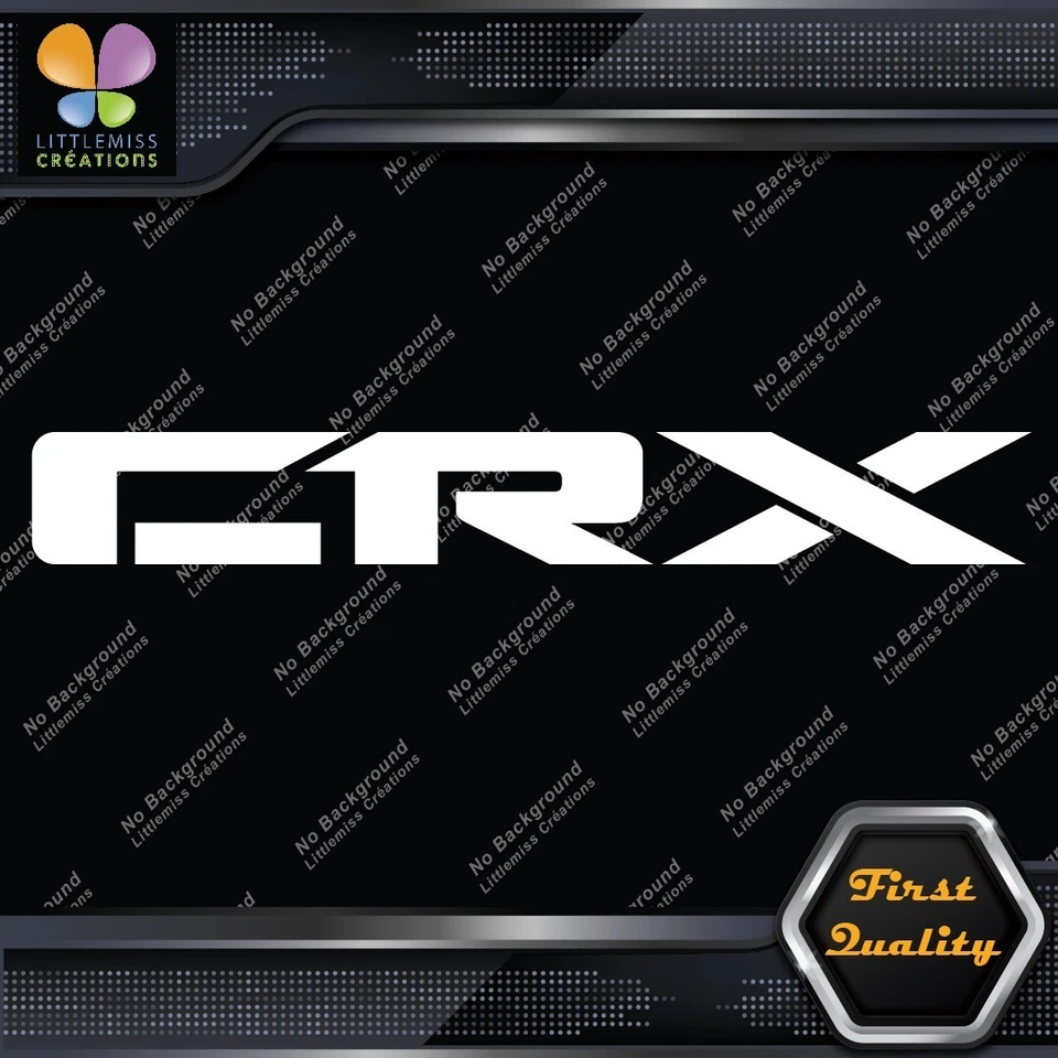 Compatible Honda CRX Modern Cars JDM Tuning Racing Logo Vinyl Decals Stickers Foto 3 de 4