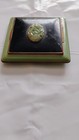 Vintage Green Jade Enameled Compact 1930/1950s As Found Mirror Too — photo 2