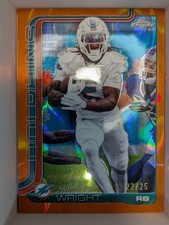 2025 Topps Chrome Football #190 Jaylen Wright Orange /25