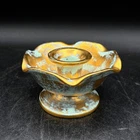Stangl Pottery Antique Gold #5069 Candle Stick Holder Taper Trenton NJ Vintage