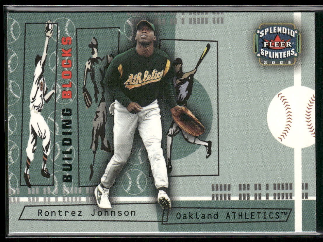 Rontrez Johnson 2003 Fleer Splendid Splinters Building Blocks #122 Z1