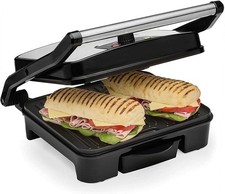 Andrew James Panini Press & Health Grill with Large Non Stick Plates Removable