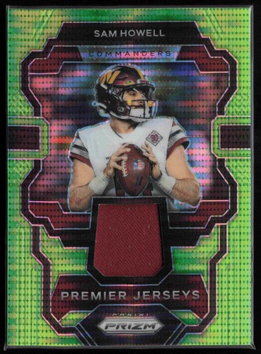 Sam Howell #PJ-SH 2022 Panini Prizm Premier Jerseys card