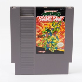 Vintage Pair of 2 Nintendo NES Video Games Tiny Toon Adventures TMNT II Arcade