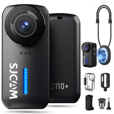 SJCAM C110+ Action Cam 4K 20MP Sport Kamera Magnetisch Bodycam 30M Wasserdicht