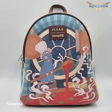 Loungefly Disney Pixar Ratatouille Remy Soup Mini Backpack New