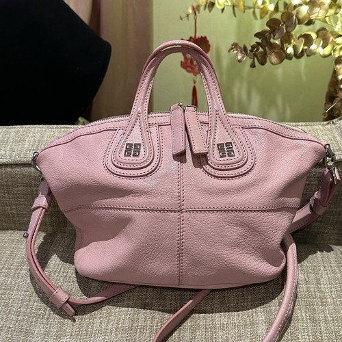 GIVENCHYPink Goatskin Leather Micro Nightingale Bag
