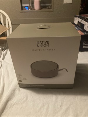 NIB Native Union Eclipse Charger White 3-Port USB Charger With Cable Management