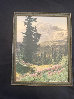 Norman Edson Framed Print from Original Negative of Mt. Rainer