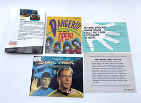 Star Trek 25th Anniversary NES Nintendo CIB +++W/ Manual All Inserts & Poster