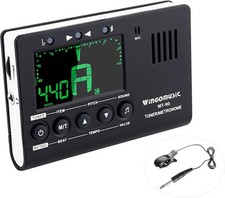 WINGO Digital Metronome, Tuner and Tone Generator - 3 in1 Black Metro-Tuner