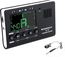 WINGO Digital Metronome, Tuner and Tone Generator - 3 in1 Black Metro-Tuner 