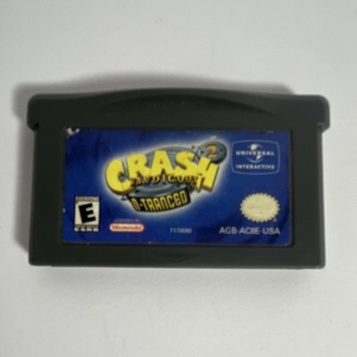 Crash Bandicoot 2 N-Tranced (Game Boy Advance GBA) Authentic - TESTED & WORKS