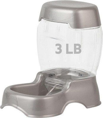 Petmate Pet Cafe Feeder Dog and Cat Feeder Pearlescent Colors 3 Sizes, Made in U