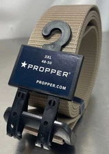 Propper F5603 Khaki Nylon Tactical Belt Size 3XL/48-50 4XL/52-54 5XL/56-58
