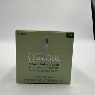 Clinique Smart Clinical Repair Wrinkle Correcting Cream SPF 30 - 2.5oz 75ml  NEW