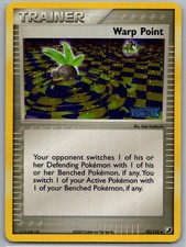 Warp Point REVERSE STAMP 93/115 EX Unseen Forces Pokemon TCG 