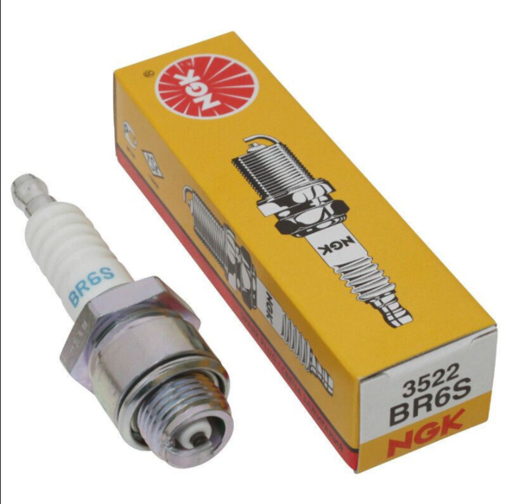 NGK BR6S Standard Spark Plugs QTY-3 - Powersports Engine 3522