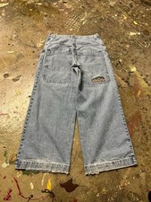 Vintage JNCO Classic Crown One-O-One Light Wash Wide Leg Skater Jeans