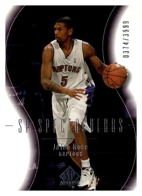 Jalen Rose 2004-05 SP Authentic #94 SP Spectaculars /3999 A8