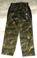 Boys GREEN CAMOUFLAGE Athletic TRACK Pants LARGE 10/12 OLD NAVY ACTIVE