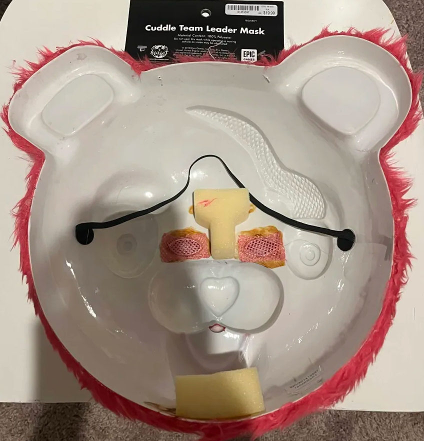 cuddle team leader motorcycle helmet Fortnite Cuddle Team Leader Mask Spirit Halloween