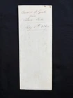 Civil War Era Letter Invoice Of Goods 1864 U.S.S. Silver Lake Navy