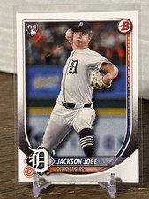 2025 Bowman Jackson Jobe Detroit Tigers Rookie RC Card #50