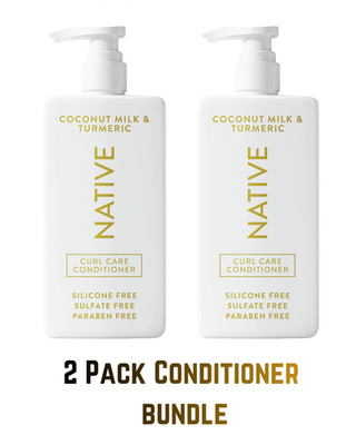2 PacK Native Coconut Milk & Turmeric Curl Care Conditioner - 16.5 fl oz
