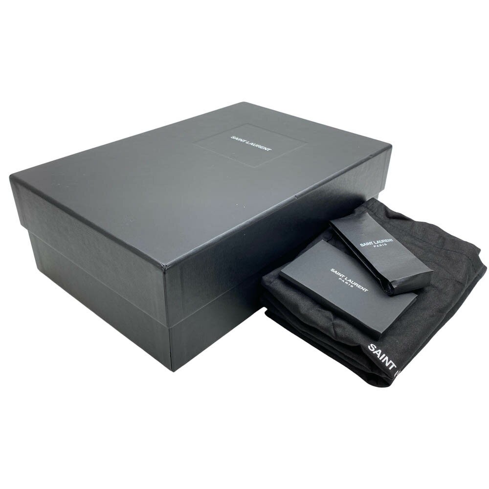 Saint Laurent Shoes Pumps Heel EU 37 US 7 Leather Black Authentic thumbnail 21